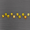 Natural Yellow Songea Sapphire 1.23 Ct. 10 Pcs Round Diamond Cut 2.9 Mm Gemstone from Tanzania Natural Yellow Songea Sapphire 1.23 Ct. 10 Pcs Round Diamond Cut 2.9 Mm Gemstone from Tanzania