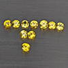 Natural Yellow Songea Sapphire 0.48 Ct. 10 Pcs Round Diamond Cut 2.5 Mm Gemstone from Tanzania Natural Yellow Songea Sapphire 0.48 Ct. 10 Pcs Round Diamond Cut 2.5 Mm Gemstone from Tanzania