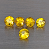 Natural Yellow Songea Sapphire 1.23 Ct. 5 Pcs Round Diamond Cut 4 Mm Gemstone from Tanzania Natural Yellow Songea Sapphire 1.23 Ct. 5 Pcs Round Diamond Cut 4 Mm Gemstone from Tanzania