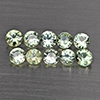 Natural Green Songea Sapphire 0.97 Ct. 10 Pcs Round Diamond Cut 2.8 Mm Gemstone from Tanzania Natural Green Songea Sapphire 0.97 Ct. 10 Pcs Round Diamond Cut 2.8 Mm Gemstone from Tanzania