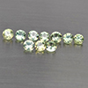 Natural Green Songea Sapphire 0.68 Ct. 10 Pcs Round Diamond Cut 2.6 Mm Gemstone from Tanzania Natural Green Songea Sapphire 0.68 Ct. 10 Pcs Round Diamond Cut 2.6 Mm Gemstone from Tanzania