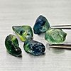 Natural Fancy Color Sapphire 5.57 Ct 5 Pcs Rough Shape Gemstones From Tanzania