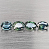 Natural Green Sapphire 2.16 Ct. 4 Pcs Oval Shape 5.8 x 4.3 Mm Gemstone from Thailand Natural Green Sapphire 2.16 Ct. 4 Pcs Oval Shape 5.8 x 4.3 Mm Gemstone from Thailand