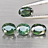 Natural Green Sapphire 2.30 Ct. 4 Pcs Oval Shape 5.3 x 4.4 Mm Gemstone from Thailand Natural Green Sapphire 2.30 Ct. 4 Pcs Oval Shape 5.3 x 4.4 Mm Gemstone from Thailand