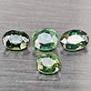 Natural Green Sapphire 2.24 Ct. 4 Pcs Oval Shape Gemstone from Thailand Natural Green Sapphire 2.24 Ct. 4 Pcs Oval Shape Gemstone from Thailand