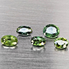 Natural Green Sapphire 1.41 Ct. 5 Pcs Oval Shape 4.9 x 3 Mm Gemstone from Thailand Natural Green Sapphire 1.41 Ct. 5 Pcs Oval Shape 4.9 x 3 Mm Gemstone from Thailand