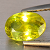 Natural Intense Green Titanium With Rainbow Spark Sphene 1.33 Ct. Oval Shape 8.5 x 5.8 Mm Gemstone Natural Intense Green Titanium With Rainbow Spark Sphene 1.33 Ct. Oval Shape 8.5 x 5.8 Mm Gemstone