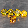 Natural Greenish Yellow Titanium Sphene Rainbow Spark 1.68 Ct. 5 Pcs Round Shape 3.3 Mm Gemstones Natural Greenish Yellow Titanium Sphene Rainbow Spark 1.68 Ct. 5 Pcs Round Shape 3.3 Mm Gemstones
