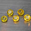 Natural Greenish Yellow Titanium Sphene Rainbow Spark 1.83 Ct. 5 Pcs Round Shape 4.3 Mm Gemstones Natural Greenish Yellow Titanium Sphene Rainbow Spark 1.83 Ct. 5 Pcs Round Shape 4.3 Mm Gemstones