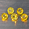 Natural Greenish Yellow Titanium Sphene Rainbow Spark 1.41 Ct. 5 Pcs Round Shape 3.9 Mm Gemstones Natural Greenish Yellow Titanium Sphene Rainbow Spark 1.41 Ct. 5 Pcs Round Shape 3.9 Mm Gemstones