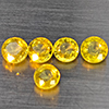 Natural Greenish Yellow Titanium Sphene Rainbow Spark 1.42 Ct. 5 Pcs Round Shape 3.9 Mm Gemstones Natural Greenish Yellow Titanium Sphene Rainbow Spark 1.42 Ct. 5 Pcs Round Shape 3.9 Mm Gemstones