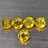 Natural Greenish Yellow Titanium Sphene Rainbow Spark 1.23 Ct. 5 Pcs Round Shape 3.8 Mm Gemstones Natural Greenish Yellow Titanium Sphene Rainbow Spark 1.23 Ct. 5 Pcs Round Shape 3.8 Mm Gemstones