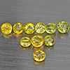 Natural Greenish Yellow Titanium Sphene Rainbow Spark 2.65 Ct. 10 Pcs Round Shape Gemstones Natural Greenish Yellow Titanium Sphene Rainbow Spark 2.65 Ct. 10 Pcs Round Shape Gemstones