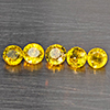 Natural Greenish Yellow Titanium Sphene Rainbow Spark 1.54 Ct. 5 Pcs Round Shape 3.8 Mm Gemstones Natural Greenish Yellow Titanium Sphene Rainbow Spark 1.54 Ct. 5 Pcs Round Shape 3.8 Mm Gemstones