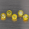 Natural Greenish Yellow Titanium Sphene Rainbow Spark 1.58 Ct. 5 Pcs Round Shape 4 Mm Gemstones Natural Greenish Yellow Titanium Sphene Rainbow Spark 1.58 Ct. 5 Pcs Round Shape 4 Mm Gemstones