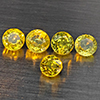 Natural Greenish Yellow Titanium Sphene Rainbow Spark 1.72 Ct. 5 Pcs Round Shape 4 Mm Gemstones Natural Greenish Yellow Titanium Sphene Rainbow Spark 1.72 Ct. 5 Pcs Round Shape 4 Mm Gemstones