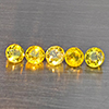 Natural Greenish Yellow Titanium Sphene Rainbow Spark 1.10 Ct. 5 Pcs Round Shape 4.2 Mm Gemstones Natural Greenish Yellow Titanium Sphene Rainbow Spark 1.10 Ct. 5 Pcs Round Shape 4.2 Mm Gemstones
