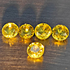 Natural Greenish Yellow Titanium Sphene Rainbow Spark 1.26 Ct. 5 Pcs Round Shape 3.9 Mm Gemstones Natural Greenish Yellow Titanium Sphene Rainbow Spark 1.26 Ct. 5 Pcs Round Shape 3.9 Mm Gemstones