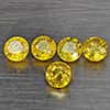 Natural Greenish Yellow Titanium Sphene Rainbow Spark 1.63 Ct. 5 Pcs Round Shape 4 Mm Gemstones Natural Greenish Yellow Titanium Sphene Rainbow Spark 1.63 Ct. 5 Pcs Round Shape 4 Mm Gemstones