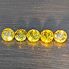 Natural Greenish Yellow Titanium Sphene Rainbow Spark 1.21 Ct. 5 Pcs Round Shape 3.8 Mm Gemstones Natural Greenish Yellow Titanium Sphene Rainbow Spark 1.21 Ct. 5 Pcs Round Shape 3.8 Mm Gemstones