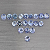 Natural Violetish Blue Tanzanite 1.53 Ct. 20 Pcs Round Diamond Cut 2.6 Mm Gemstone from Tanzania Natural Violetish Blue Tanzanite 1.53 Ct. 20 Pcs Round Diamond Cut 2.6 Mm Gemstone from Tanzania