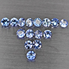Natural Violetish Blue Tanzanite 1.08 Ct. 15 Pcs Round Diamond Cut 2.6 Mm Gemstone from Tanzania Natural Violetish Blue Tanzanite 1.08 Ct. 15 Pcs Round Diamond Cut 2.6 Mm Gemstone from Tanzania