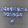 Natural Violetish Blue Tanzanite 1.30 Ct. 15 Pcs Round Diamond Cut 2.5 Mm Gemstone from Tanzania Natural Violetish Blue Tanzanite 1.30 Ct. 15 Pcs Round Diamond Cut 2.5 Mm Gemstone from Tanzania