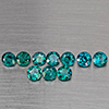 Natural Bluish Green Topaz 3.37 Ct. 10 Pcs Round Shape 4.4 Mm Gemstone from Brazil Natural Bluish Green Topaz 3.37 Ct. 10 Pcs Round Shape 4.4 Mm Gemstone from Brazil