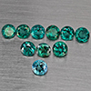 Natural Bluish Green Topaz 3.42 Ct. 10 Pcs Round Shape 4.2 Mm Gemstone from Brazil Natural Bluish Green Topaz 3.42 Ct. 10 Pcs Round Shape 4.2 Mm Gemstone from Brazil