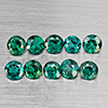 Natural Bluish Green Topaz 3.39 Ct. 10 Pcs Round Shape 4.1 Mm Gemstone from Brazil Natural Bluish Green Topaz 3.39 Ct. 10 Pcs Round Shape 4.1 Mm Gemstone from Brazil