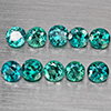 Natural Bluish Green Topaz 3.46 Ct. 10 Pcs Round Shape 4 Mm Gemstone from Brazil Natural Bluish Green Topaz 3.46 Ct. 10 Pcs Round Shape 4 Mm Gemstone from Brazil