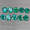Natural Bluish Green Topaz 3.37 Ct. 10 Pcs Round Shape 4.3 Mm Gemstone from Brazil Natural Bluish Green Topaz 3.37 Ct. 10 Pcs Round Shape 4.3 Mm Gemstone from Brazil