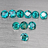 Natural Bluish Green Topaz 3.09 Ct. 10 Pcs Round Shape 4.1 Mm Gemstone from Brazil Natural Bluish Green Topaz 3.09 Ct. 10 Pcs Round Shape 4.1 Mm Gemstone from Brazil