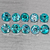 Natural Bluish Green Topaz 3.28 Ct. 10 Pcs Round Shape 4 Mm Gemstone from Brazil Natural Bluish Green Topaz 3.28 Ct. 10 Pcs Round Shape 4 Mm Gemstone from Brazil