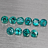 Natural Bluish Green Topaz 3.44 Ct. 10 Pcs Round Shape 4.1 Mm Gemstone from Brazil Natural Bluish Green Topaz 3.44 Ct. 10 Pcs Round Shape 4.1 Mm Gemstone from Brazil