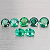 Natural Bluish Green Topaz 1.53 Ct. 7 Pcs Mixed Shape 4.1 Mm Gemstone from Brazil Natural Bluish Green Topaz 1.53 Ct. 7 Pcs Mixed Shape 4.1 Mm Gemstone from Brazil