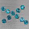 Natural Bluish Green Topaz 3.32 Ct. 10 Pcs Round Shape 4.3 Mm Gemstone from Brazil Natural Bluish Green Topaz 3.32 Ct. 10 Pcs Round Shape 4.3 Mm Gemstone from Brazil