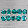 Natural Bluish Green Topaz 3.38 Ct. 10 Pcs Round Shape 4.4 Mm Gemstone from Brazil Natural Bluish Green Topaz 3.38 Ct. 10 Pcs Round Shape 4.4 Mm Gemstone from Brazil