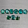 Natural Bluish Green Topaz 3.22 Ct. 9 Pcs Round Shape 4.1 Mm Gemstone from Brazil Natural Bluish Green Topaz 3.22 Ct. 9 Pcs Round Shape 4.1 Mm Gemstone from Brazil