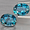 Natural London Blue Topaz 4.37 Ct. 2 Pcs Oval Shape 9 x 7.1 Mm Gemstones From Brazil Natural London Blue Topaz 4.37 Ct. 2 Pcs Oval Shape 9 x 7.1 Mm Gemstones From Brazil