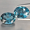 Natural London Blue Topaz 3.97 Ct. 2 Pcs Oval Shape 9.1 x 7.1 Mm Gemstones From Brazil Natural London Blue Topaz 3.97 Ct. 2 Pcs Oval Shape 9.1 x 7.1 Mm Gemstones From Brazil