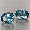 Natural London Blue Topaz 4.56 Ct. 2 Pcs Oval Shape 9.1 x 6.8 Mm Gemstones From Brazil Natural London Blue Topaz 4.56 Ct. 2 Pcs Oval Shape 9.1 x 6.8 Mm Gemstones From Brazil