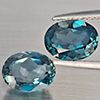 Natural London Blue Topaz 4.41 Ct. 2 Pcs Oval Shape 9 x 7.2 Mm Gemstones From Brazil Natural London Blue Topaz 4.41 Ct. 2 Pcs Oval Shape 9 x 7.2 Mm Gemstones From Brazil