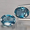 Natural London Blue Topaz 3.73 Ct. 2 Pcs Oval Shape 8.9 x 7 Mm Gemstones From Brazil Natural London Blue Topaz 3.73 Ct. 2 Pcs Oval Shape 8.9 x 7 Mm Gemstones From Brazil