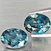 Natural London Blue Topaz 4.05 Ct. 2 Pcs Oval Shape 9.1 x 7.4 Mm Gemstone from Brazil Natural London Blue Topaz 4.05 Ct. 2 Pcs Oval Shape 9.1 x 7.4 Mm Gemstone from Brazil