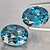 Natural London Blue Topaz 4.41 Ct. 2 Pcs Oval Shape 9.1 x 7.1 Mm Gemstones From Brazil Natural London Blue Topaz 4.41 Ct. 2 Pcs Oval Shape 9.1 x 7.1 Mm Gemstones From Brazil
