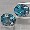 Natural London Blue Topaz 5.48 Ct. 2 Pcs Oval Shape 9.1 x 7.2 Mm Gemstones From Brazil Natural London Blue Topaz 5.48 Ct. 2 Pcs Oval Shape 9.1 x 7.2 Mm Gemstones From Brazil