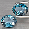 Natural London Blue Topaz 4.08 Ct. 2 Pcs Oval Shape 9.2 x 7.3 Mm Gemstones From Brazil Natural London Blue Topaz 4.08 Ct. 2 Pcs Oval Shape 9.2 x 7.3 Mm Gemstones From Brazil