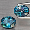 Natural London Blue Topaz 4.91 Ct. 2 Pcs Oval Shape 9 x 7 Mm Gemstones From Brazil Natural London Blue Topaz 4.91 Ct. 2 Pcs Oval Shape 9 x 7 Mm Gemstones From Brazil