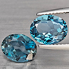 Natural London Blue Topaz 4.89 Ct. 2 Pcs Oval Shape 9 x 7 Mm Gemstones From Brazil Natural London Blue Topaz 4.89 Ct. 2 Pcs Oval Shape 9 x 7 Mm Gemstones From Brazil